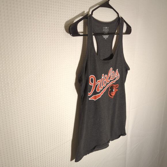 Baltimore Orioles Womens Tank Top Gray MLB Genuine Medium 5th & Ocean - Picture 2 of 5